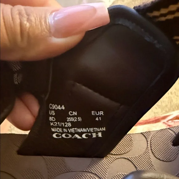 Brown coach unisex sandals - Picture 3 of 4